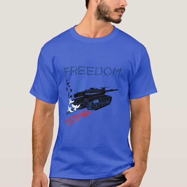 CAMISETA STOPWAR!!!FREEDOM (Frente)