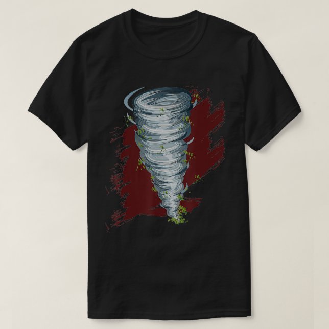 Camiseta Storms Chaser Tornado Hurricane Blizzard Storms Ch (Frente do Design)