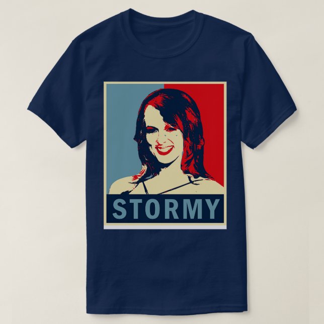 Camiseta Stormy Daniels 2 (Frente do Design)