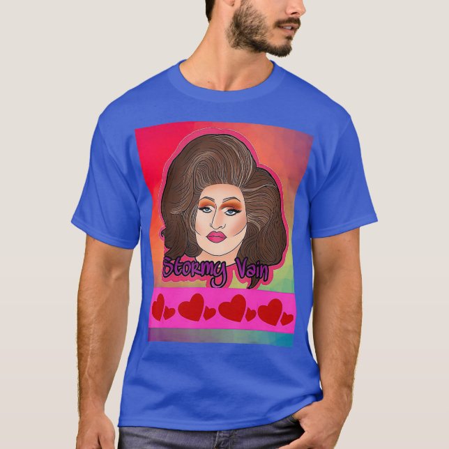 Camiseta Stormy Vain Drag Queen (Frente)