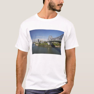 Camiseta Story Bridge, Rio Brisbane e Canguru