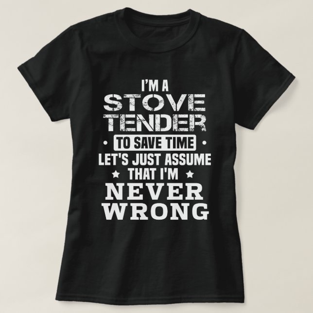 Camiseta Stove Tender (Frente do Design)