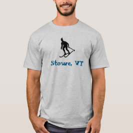 Camiseta Stowe, VT (Condado de Lamoille, Vermont) Cidade Es