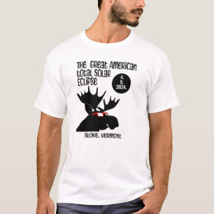 Camiseta Stowe, VT Eclipse Moose