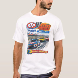 Camiseta STP 400 Kansas Speedway Corrida O Coração