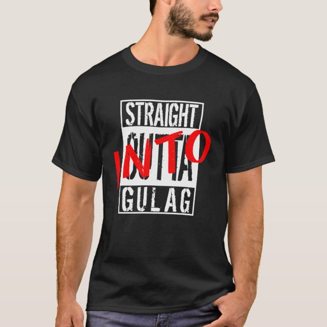 Camiseta Straight Outta Gulag Warzone Duty Call Gamer (Frente)