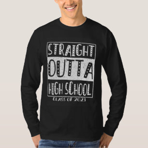 Camiseta Straight Outta High School Formatura Esco
