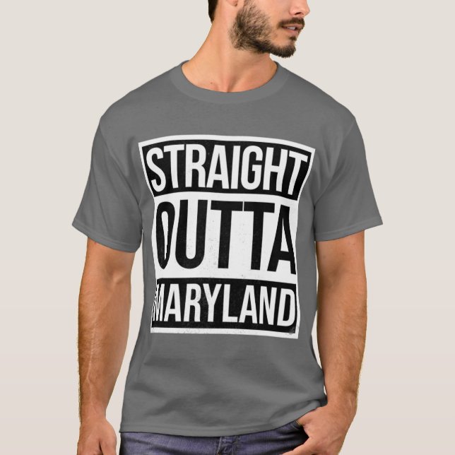 Camiseta Straight Outta Maryland (Frente)