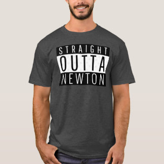 Camiseta Straight Outta Newton Massachusetts