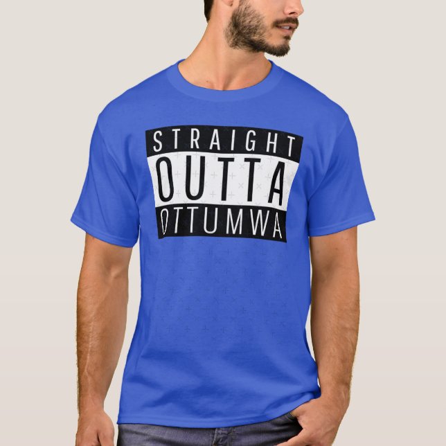 Camiseta Straight Outta Ottumwa Iowa (Frente)
