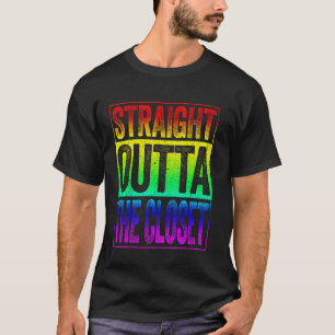 Camiseta Straight Outta The Closet Orgulho Lgbt C