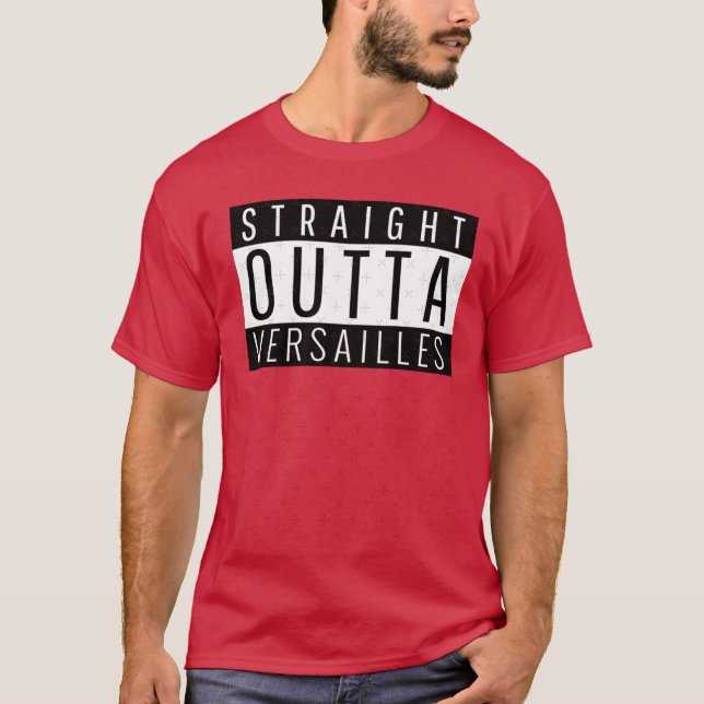 Camiseta Straight Outta Versailles Kentucky Versailles KY O (Frente)