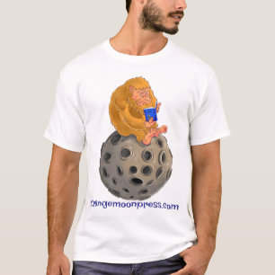 Camiseta Strange Moon Press Bigfoot na Lua