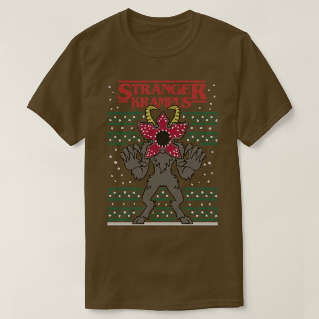 Camiseta Stranger Krampus (Frente do Design)