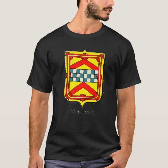 Camiseta Strathearn Scottish Clan Crest (Frente)