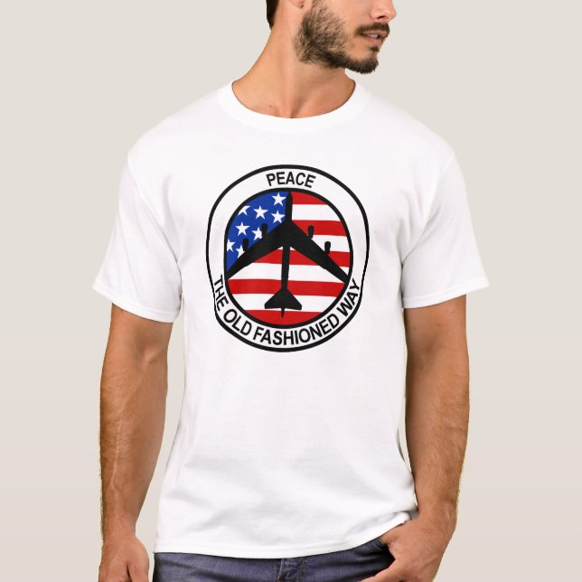 Camiseta stratofortress b-52 (Frente)