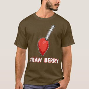Camiseta Straw Berry Pun Summer Frutas Funny Vegan Comida V