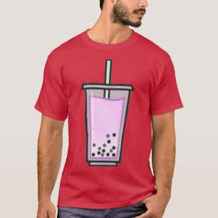 Camiseta Strawberry Bubble Tea