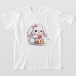 Camiseta Strawberry Cake Bunny - Careful Decorating Kawaii 
