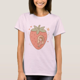 Camiseta Strawberry Daydrey - Fruta Cozy Cotage