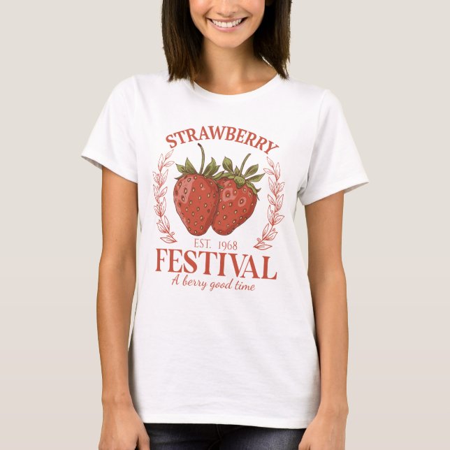 Camiseta Strawberry Festival (Frente)