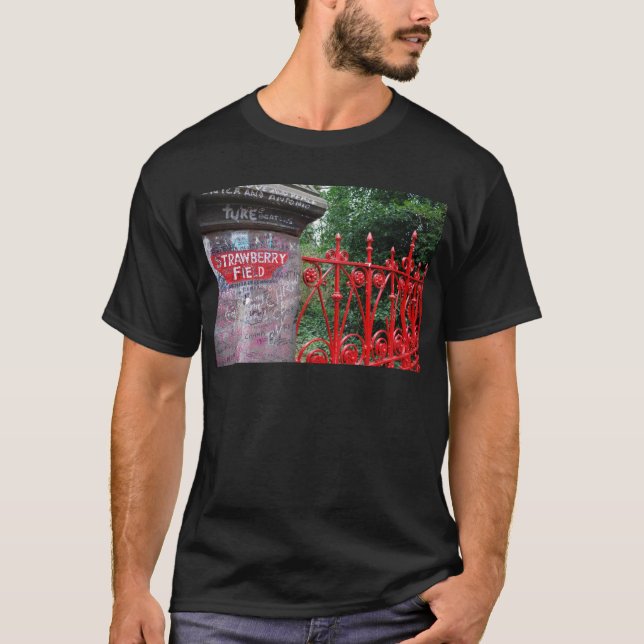 Camiseta Strawberry Fields Liverpool (Frente)