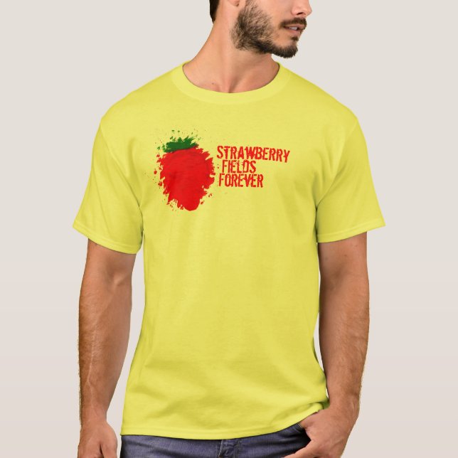Camiseta Strawberry Fields para sempre (Frente)