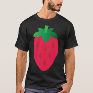 Camiseta Strawberry Fruta Art