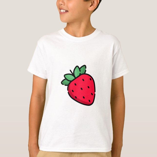 Camiseta Strawberry Kids AWESOME T-Shirt (Frente)