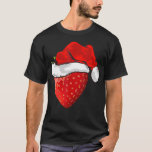 Camiseta Strawberry Lover Gift Santa Hat Strawberry Christm<br><div class="desc">Morango Morango Presente Papai Noel Hat Morango Natal. Veja nossa seleção de camisa de Natal para o melhor em peças únicas ou personalizadas feitas à mão de nossos compras de roupas.</div>
