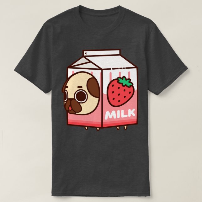 Camiseta Strawberry Milk Puglie (Frente do Design)