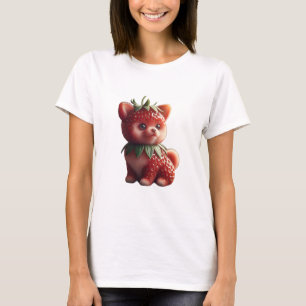 Camiseta Strawberry Pomeranian