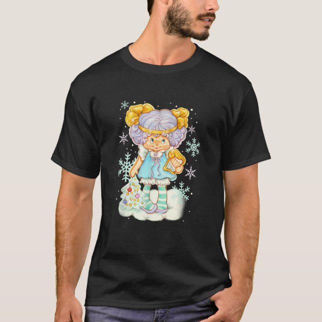 Camiseta Strawberry Shortcake Christmas Cute Angel Cake Sno (Frente)