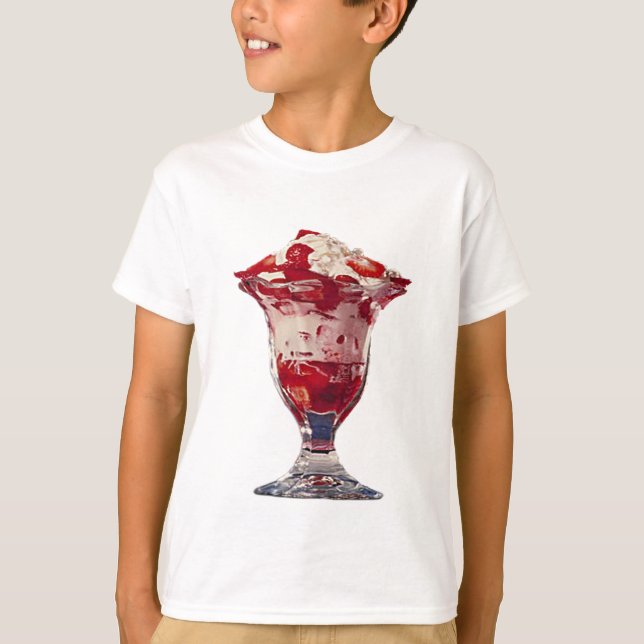 Camiseta Strawberry Sundae (Frente)