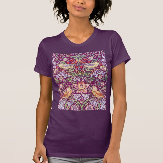 Camiseta Strawberry Thef Red, William Morris (Frente)