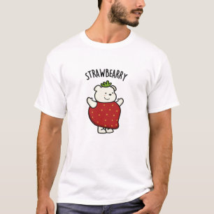 Camiseta Strawbey Funny Strawberry Bear Pun