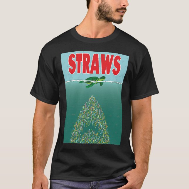 Camiseta Straws retro (Frente)