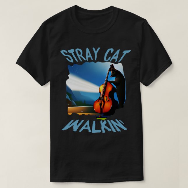Camiseta Stray Cat Walkin (Frente do Design)