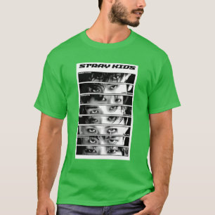 Camiseta Stray é minha família Fique membros SKZ KPOP ot8 s