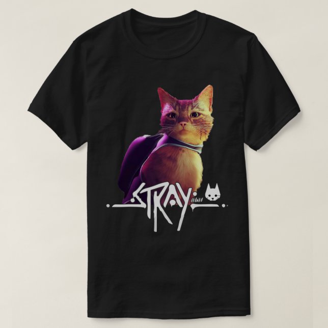 Camiseta stray game stray video game   (Frente do Design)