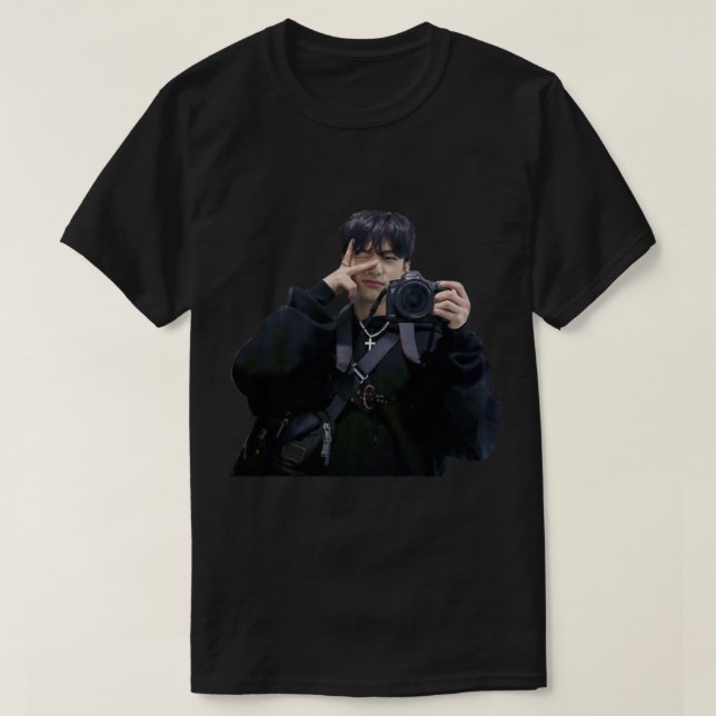 Camiseta Stray Kids Hyunjin Sticker.png (Frente do Design)