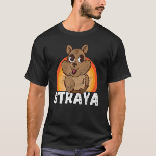 Camiseta Straya Patriotic Australian Wombat Animal Cute Aus