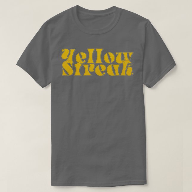Camiseta Streak Amarelo (Frente do Design)