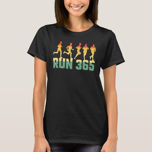 Camiseta Streak em Execução - 365 Execução Diária (Frente)