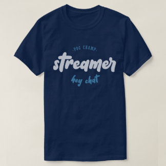 Camiseta Streamer - campeão de pog - ei conversar