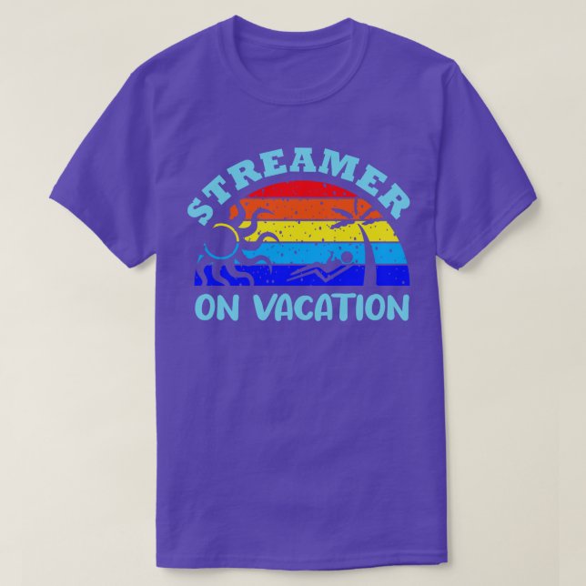 Camiseta Streamer De Férias (Frente do Design)