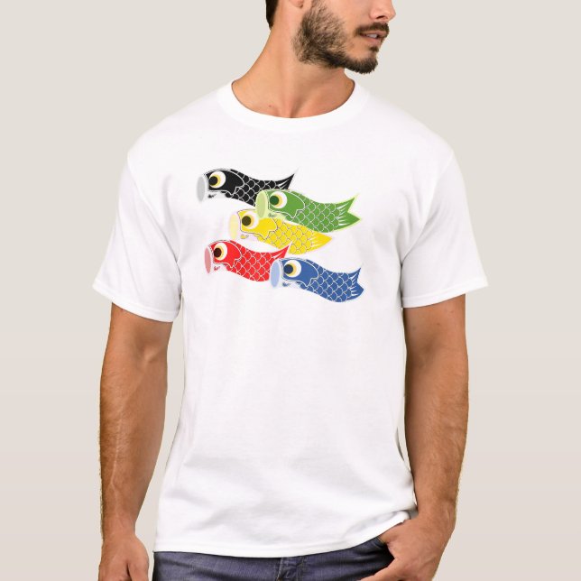 Camiseta Streamers de Carpa Kodomo-no-hi (Frente)