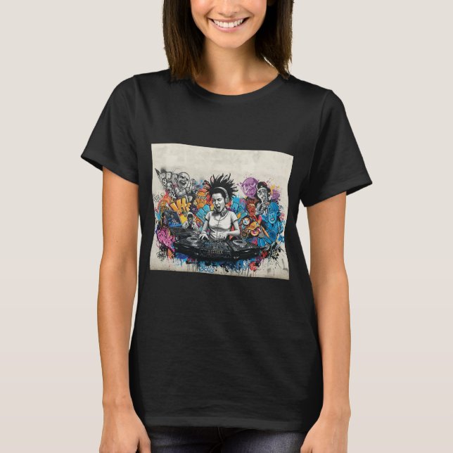 Camiseta Street Beat: DJ Grafite Art Tee (Frente)