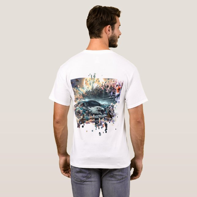 Camiseta Street Eagle Velocity Burst Car (Parte Traseira Completa)