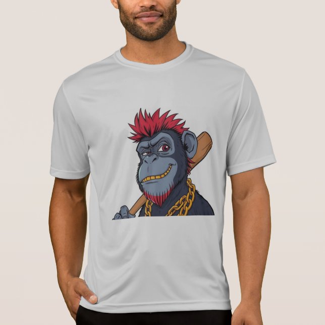 Camiseta Street King Gorilla: The Golden Grill Brawler (Frente)